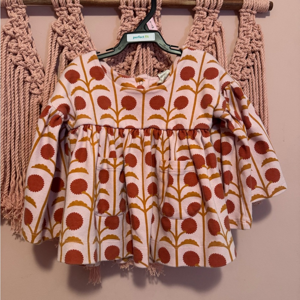Kate Quinn Floral Kids Top - Red and White
